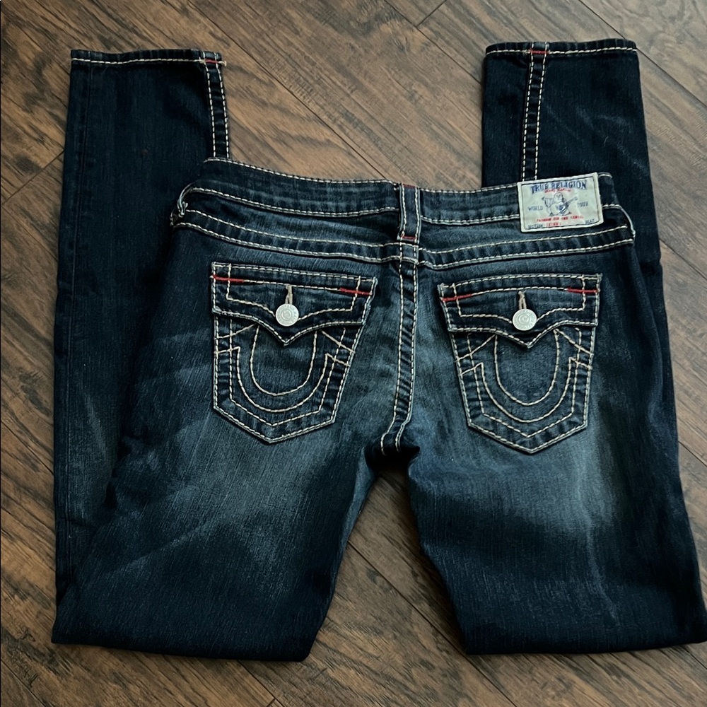 True Religion Dark Wash Skinny Jeans